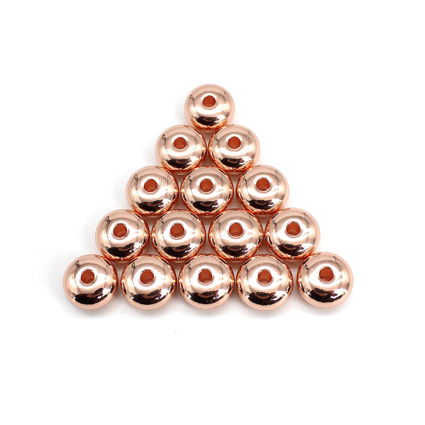 15mm shiny flat disc metal spacer for diy crafting,beadable pen keychain car charm jewelry making