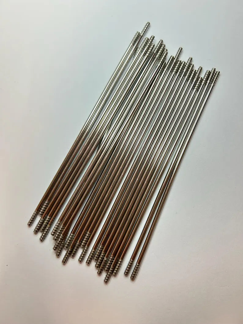 72mm/97mm / 117mm DIY Extension Rod Stainless Steel Long Extender Bar Stick for Beadable Pen