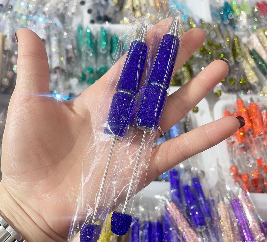 Sparkly Rhinestone Beadable DIY Fancy Pens Bling pen– Many Colors to Choose From