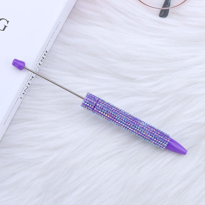 Colorful rhinestone beadable pens bling pen wholesale
