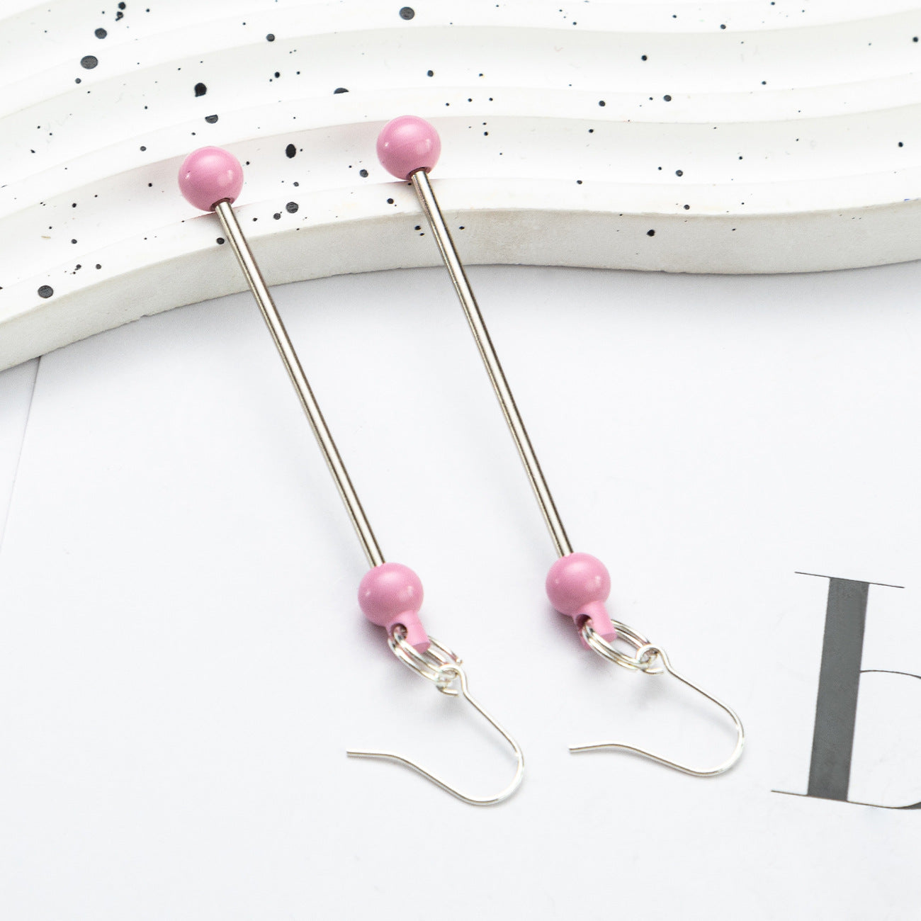 Colored Beadable Earring, blanks bars,Earrings DIY Supplies, Changable Earrings, Beaded Crafts, Perfect Gift, Make your own Charm