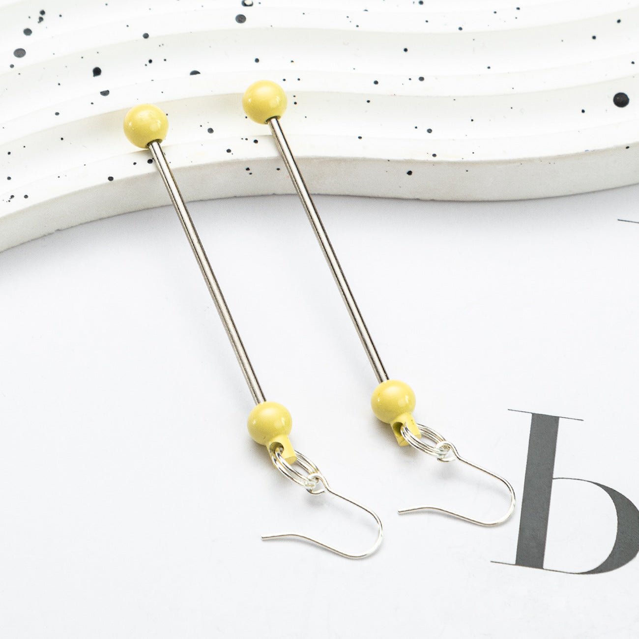 Colored Beadable Earring, blanks bars,Earrings DIY Supplies, Changable Earrings, Beaded Crafts, Perfect Gift, Make your own Charm