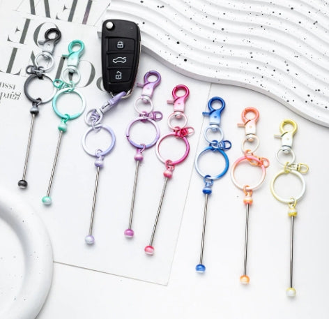 New Gradient Beadable Keychain Bars for DIY making