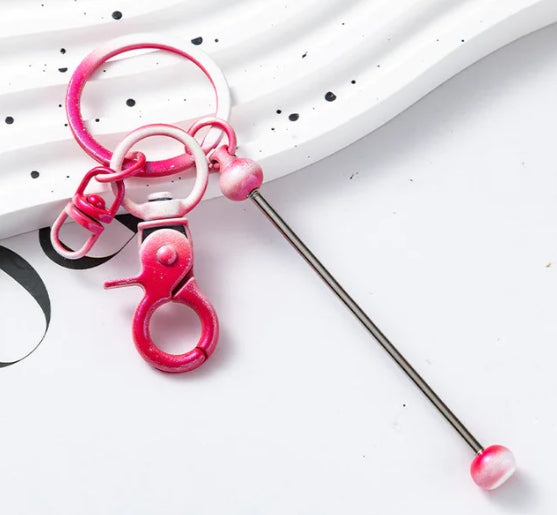 New Gradient Beadable Keychain Bars for DIY making