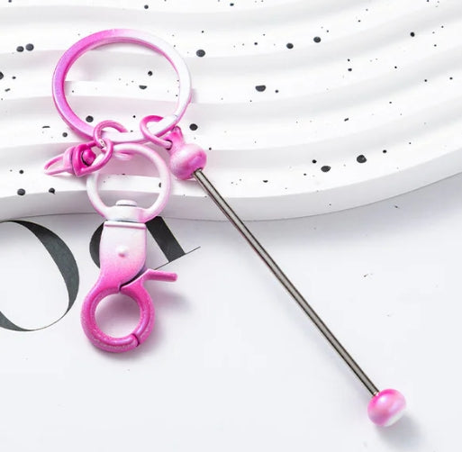 New Gradient Beadable Keychain Bars for DIY making