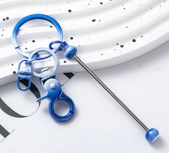 New Gradient Beadable Keychain Bars for DIY making