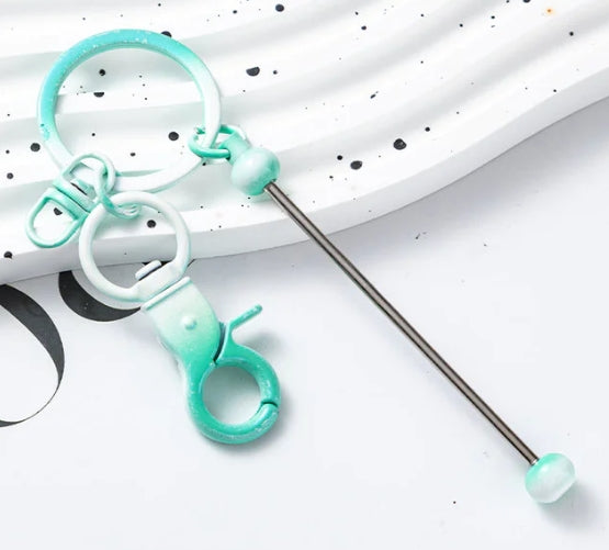 New Gradient Beadable Keychain Bars for DIY making