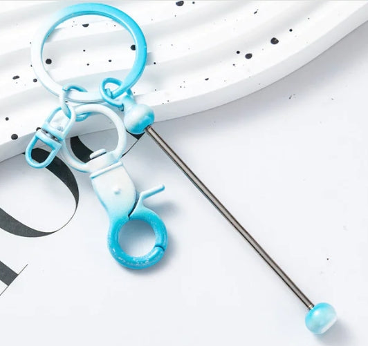 New Gradient Beadable Keychain Bars for DIY making