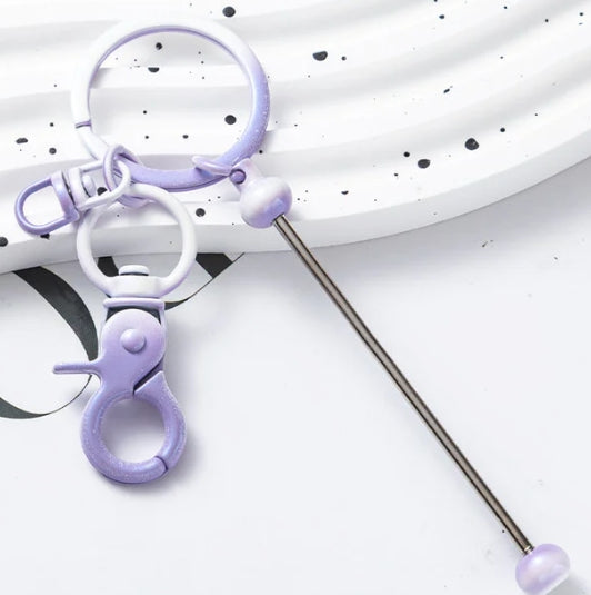 New Gradient Beadable Keychain Bars for DIY making