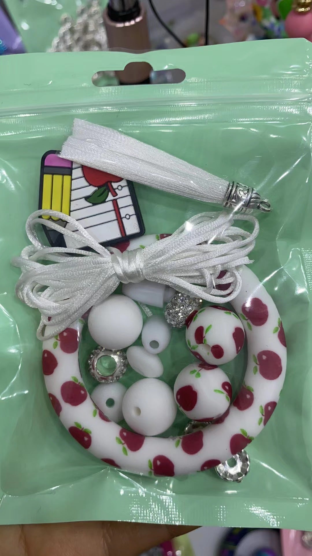 DIY Complete Car Charm Kit For Car Charm Car Hanger Rearview Mirror Charm Making