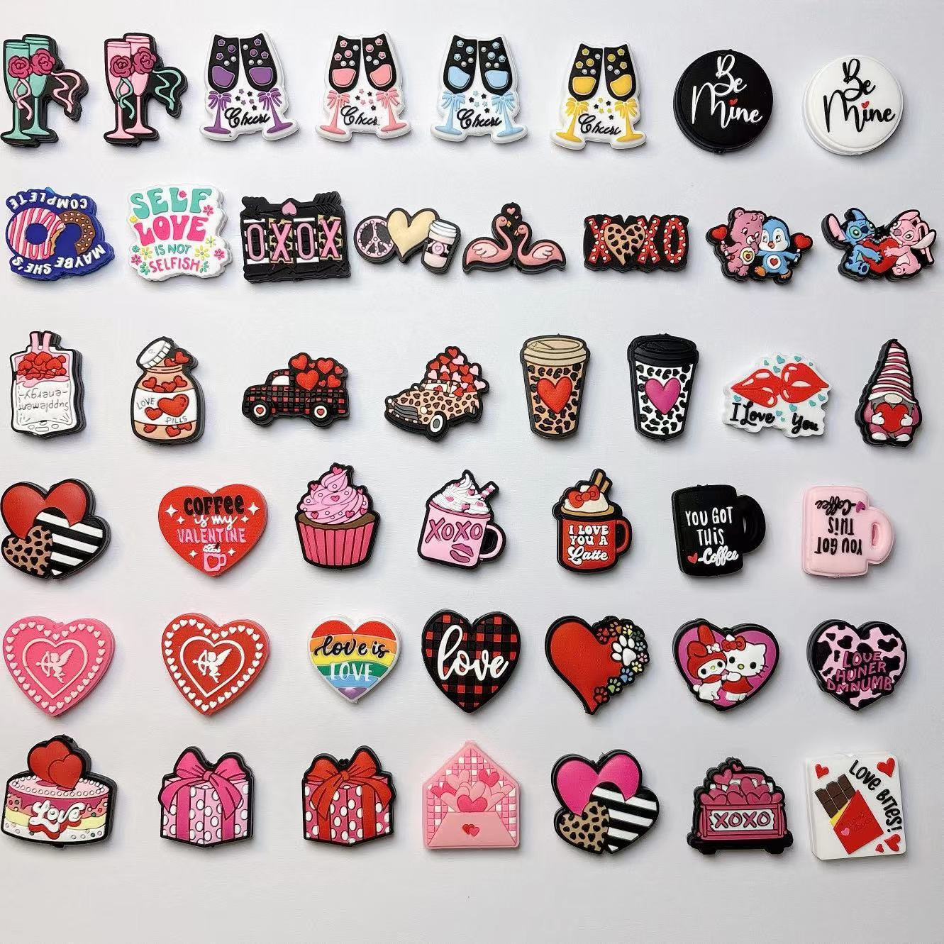 50$ For 150 Pieces On Sale Silicone Focal Beads, Random Mix