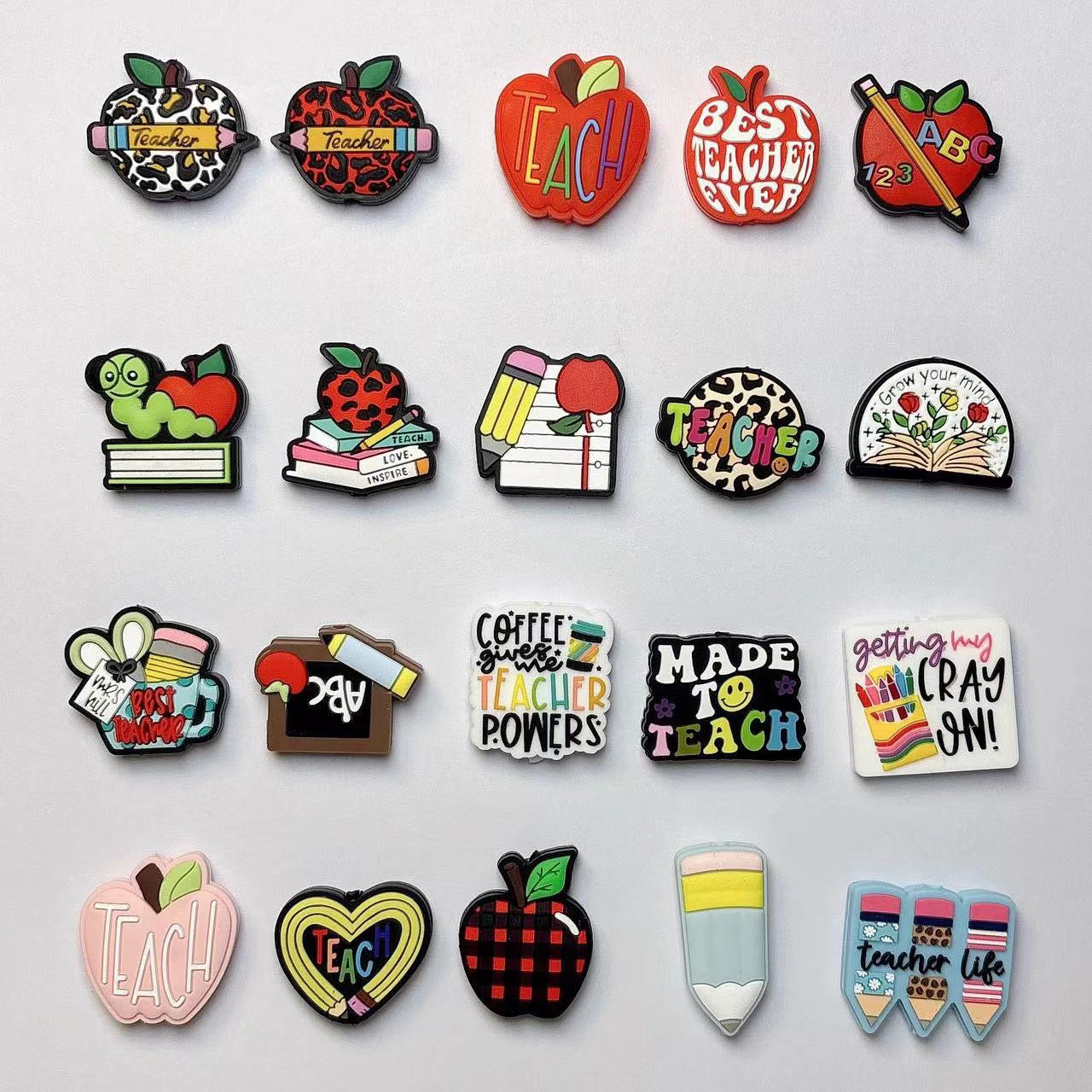 50$ For 150 Pieces On Sale Silicone Focal Beads, Random Mix