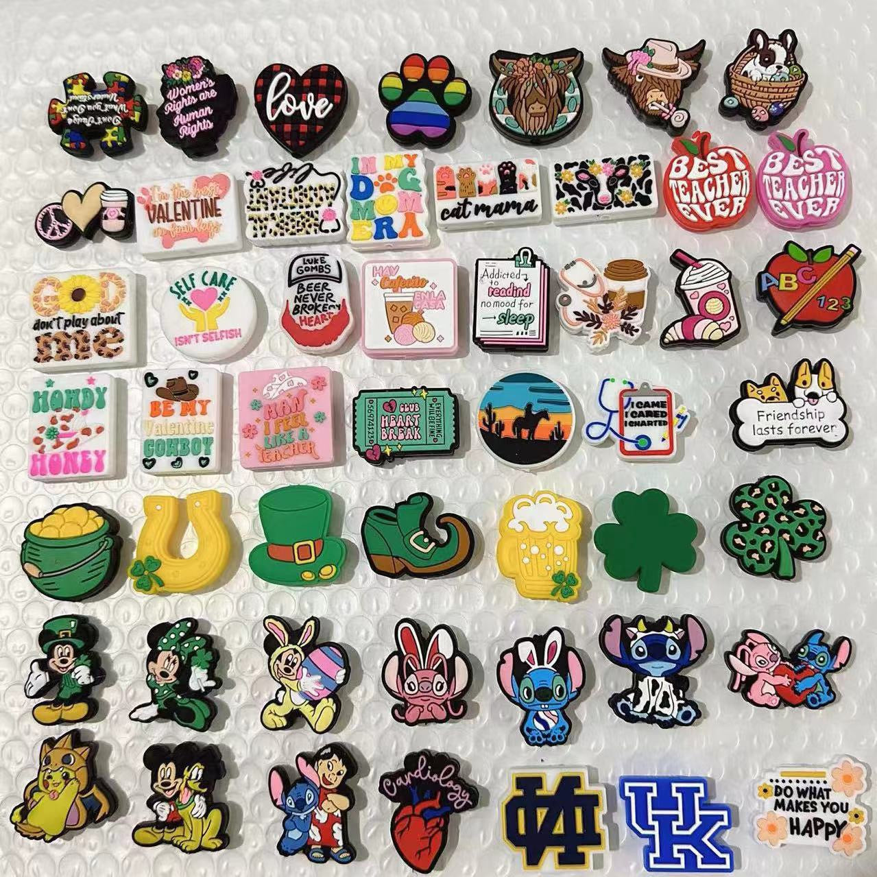 50$ For 150 Pieces On Sale Silicone Focal Beads, Random Mix