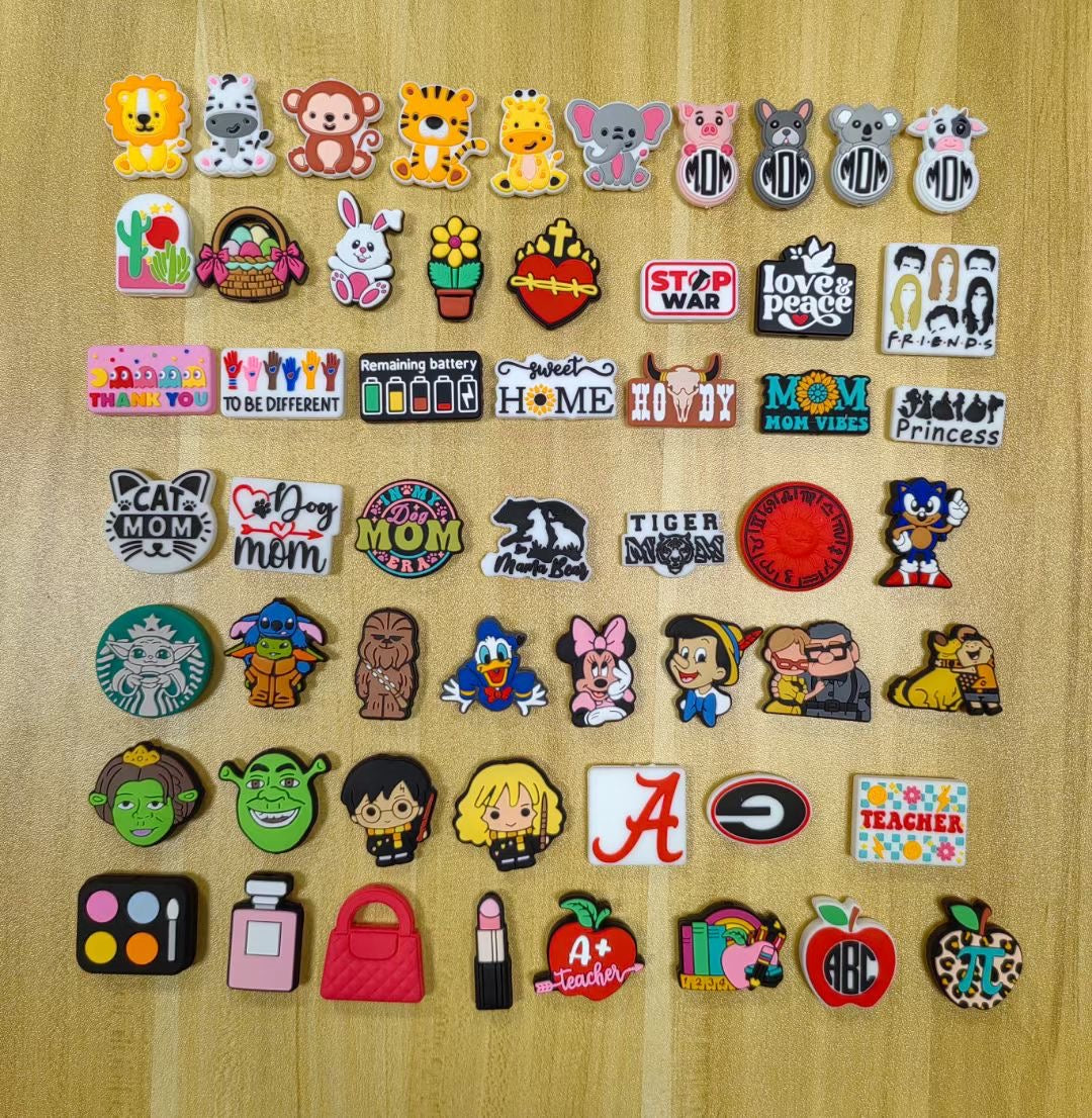 50$ For 150 Pieces On Sale Silicone Focal Beads, Random Mix