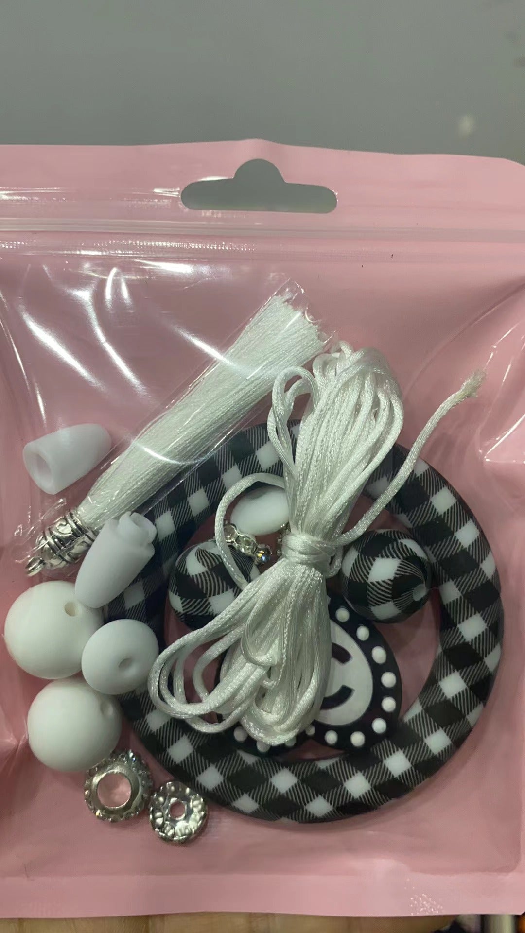 DIY Complete Car Charm Kit For Car Charm Car Hanger Rearview Mirror Charm Making
