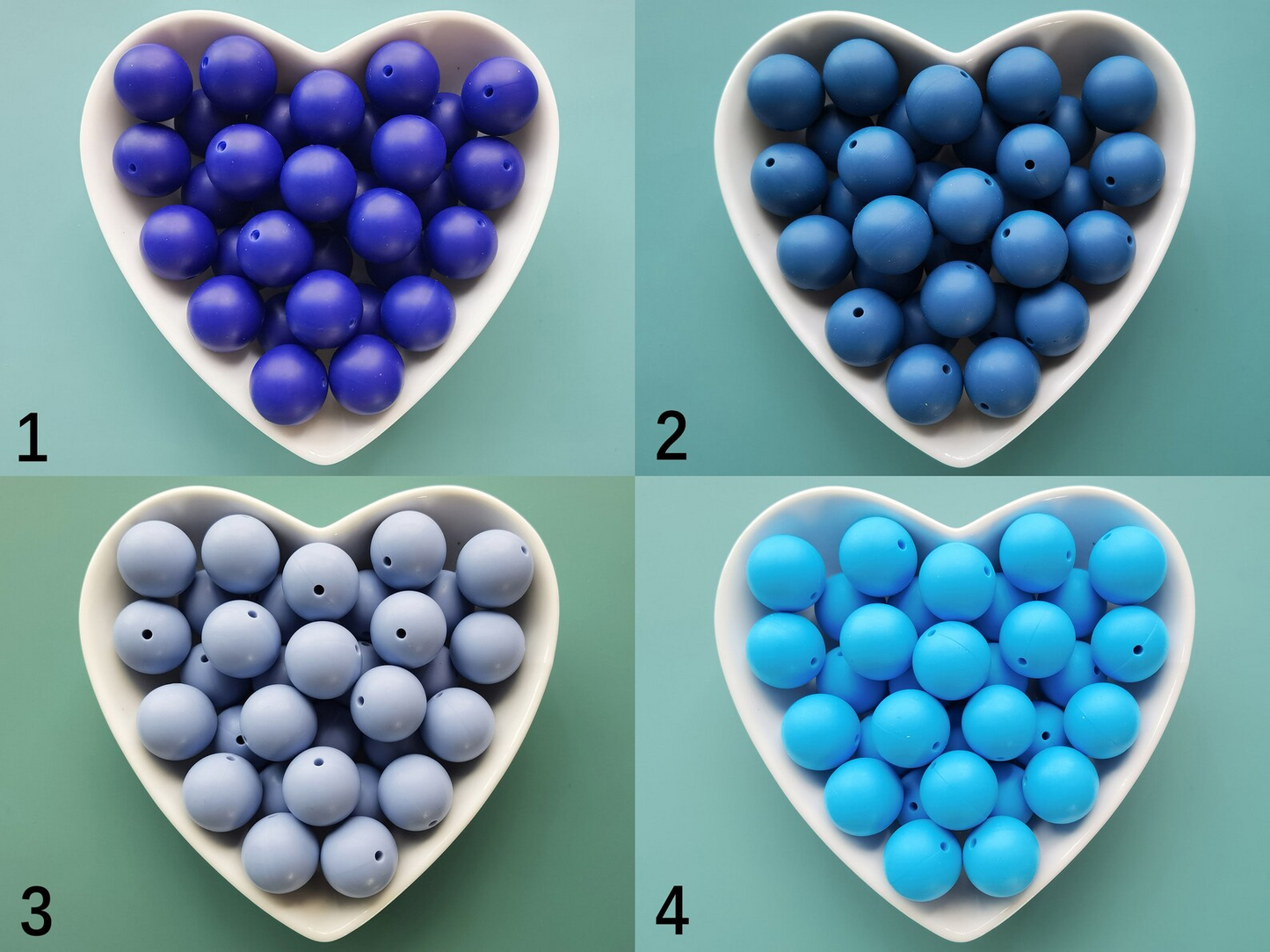 19mm Round Silicone Bead,Bulk Silicone Bead,Silicone Bead Wholesale