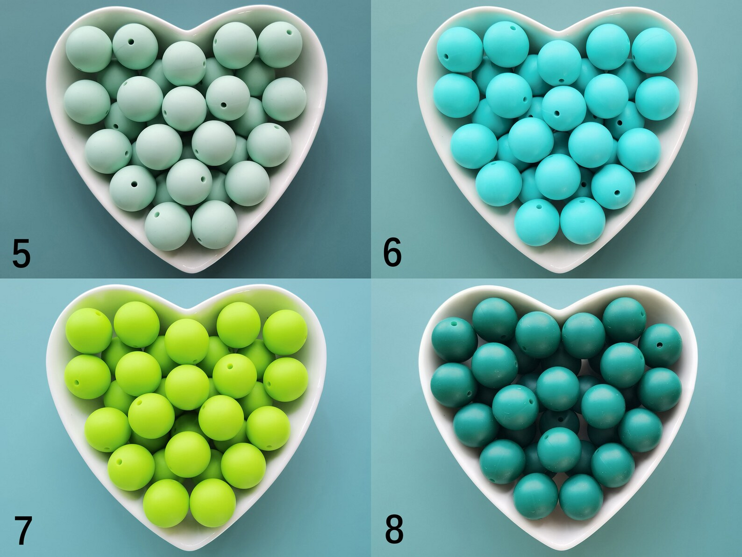 19mm Round Silicone Bead,Bulk Silicone Bead,Silicone Bead Wholesale