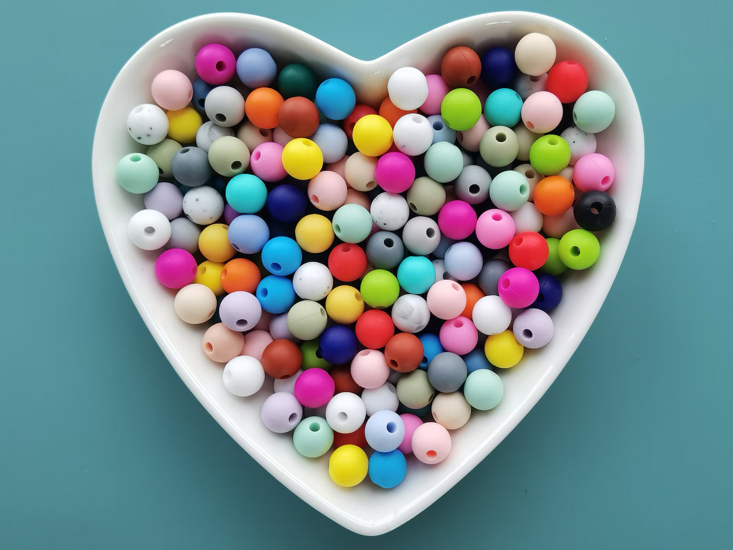9mm Round Silicone Bead,Bulk Silicone Bead,Silicone Bead Wholesale