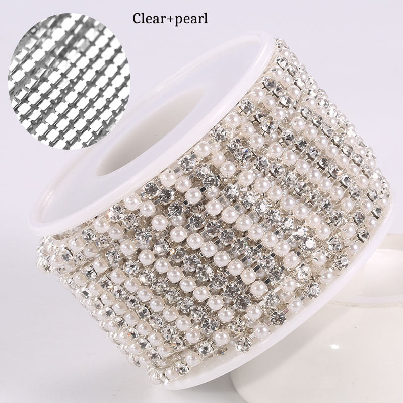 07 Diamond chain accessory for DIY fancy pens beads keychain phone chain car charm jewelry making