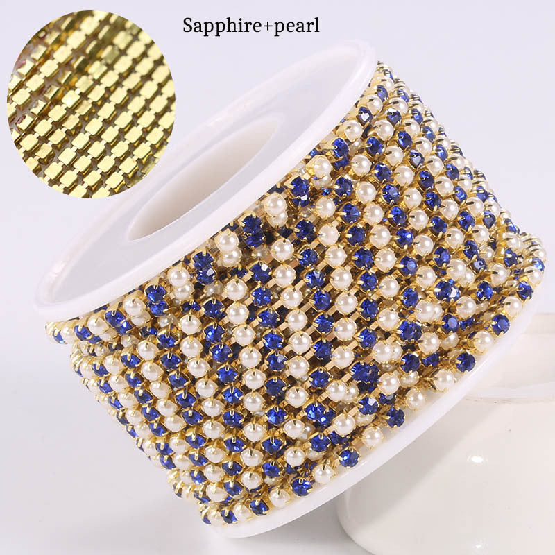 07 Diamond chain accessory for DIY fancy pens beads keychain phone chain car charm jewelry making