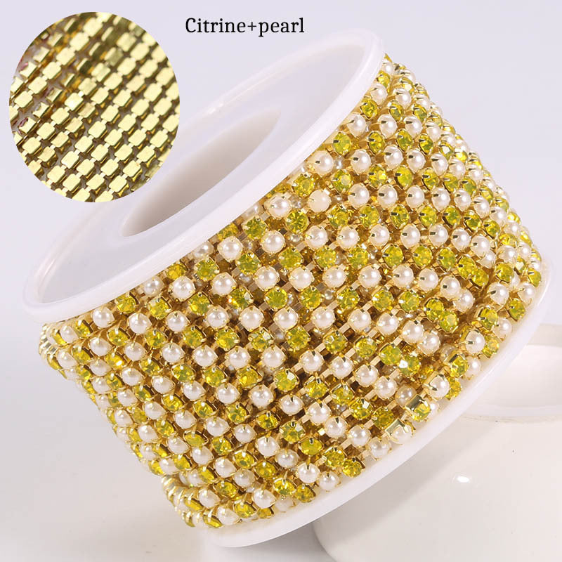 07 Diamond chain accessory for DIY fancy pens beads keychain phone chain car charm jewelry making