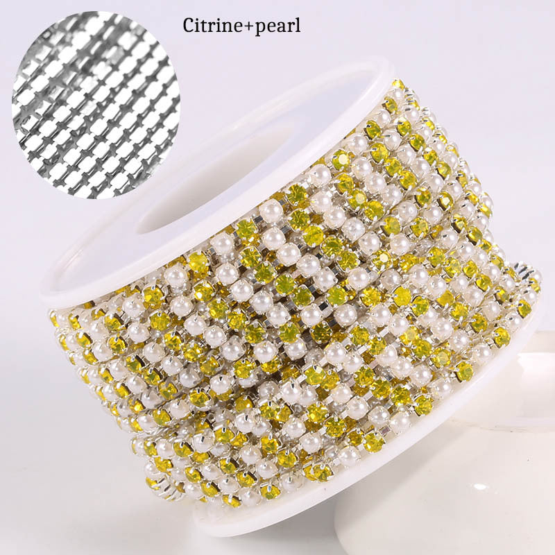 07 Diamond chain accessory for DIY fancy pens beads keychain phone chain car charm jewelry making
