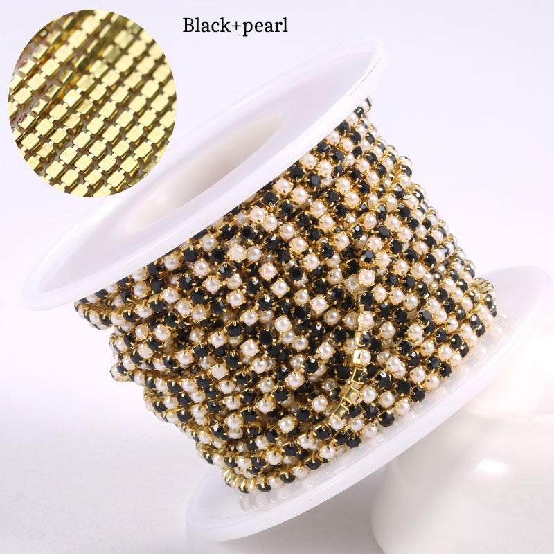 07 Diamond chain accessory for DIY fancy pens beads keychain phone chain car charm jewelry making