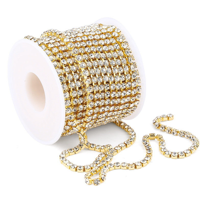 07 Diamond chain accessory for DIY fancy pens beads keychain phone chain car charm jewelry making