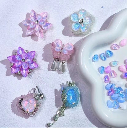 04 Diamond stone rhinestone accessory for DIY fancy pens beads keychain phone chain car charm jewelry making