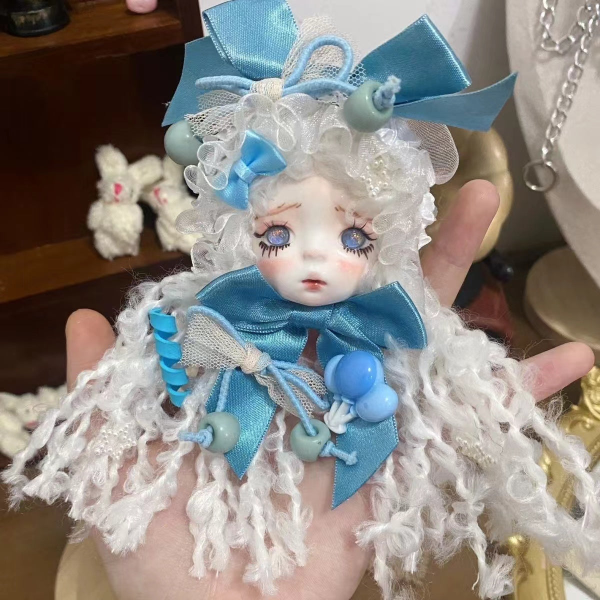 00-【Pre Order】Fancy Cute Dolls for beadable pens & keychains & bags DIY making decoration