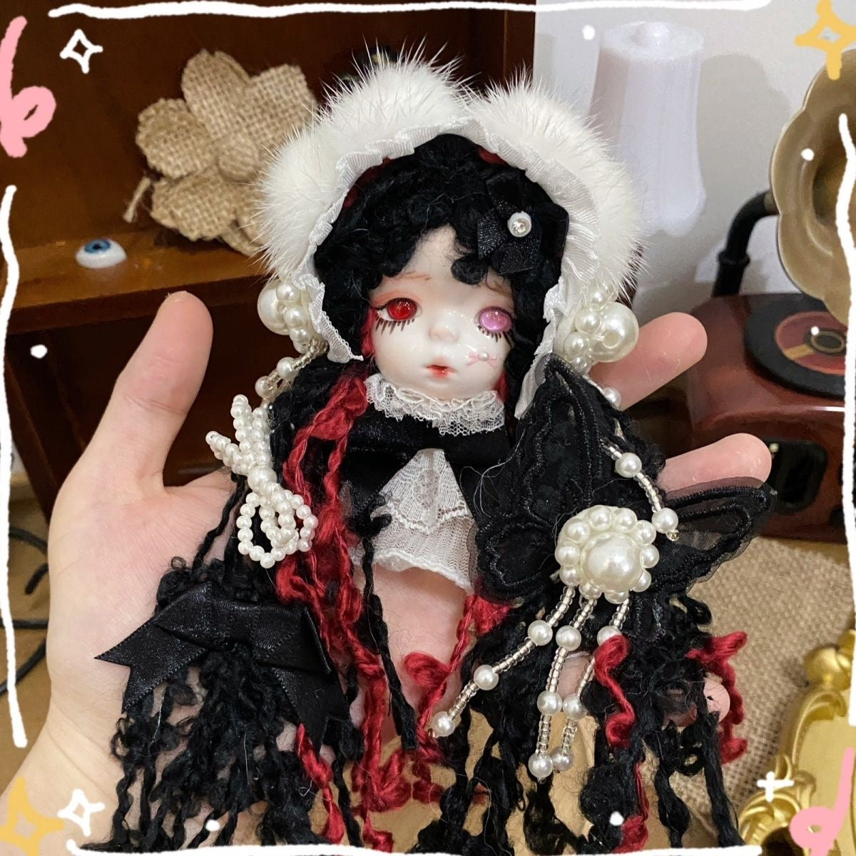 00-【Pre Order】Fancy Cute Dolls for beadable pens & keychains & bags DIY making decoration