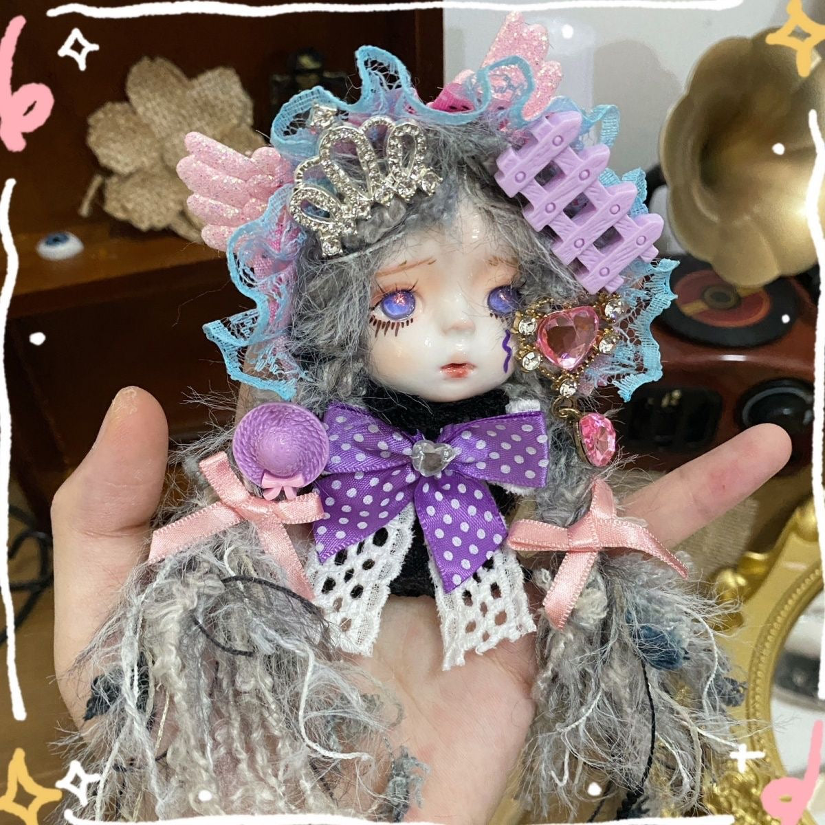 00-【Pre Order】Fancy Cute Dolls for beadable pens & keychains & bags DIY making decoration