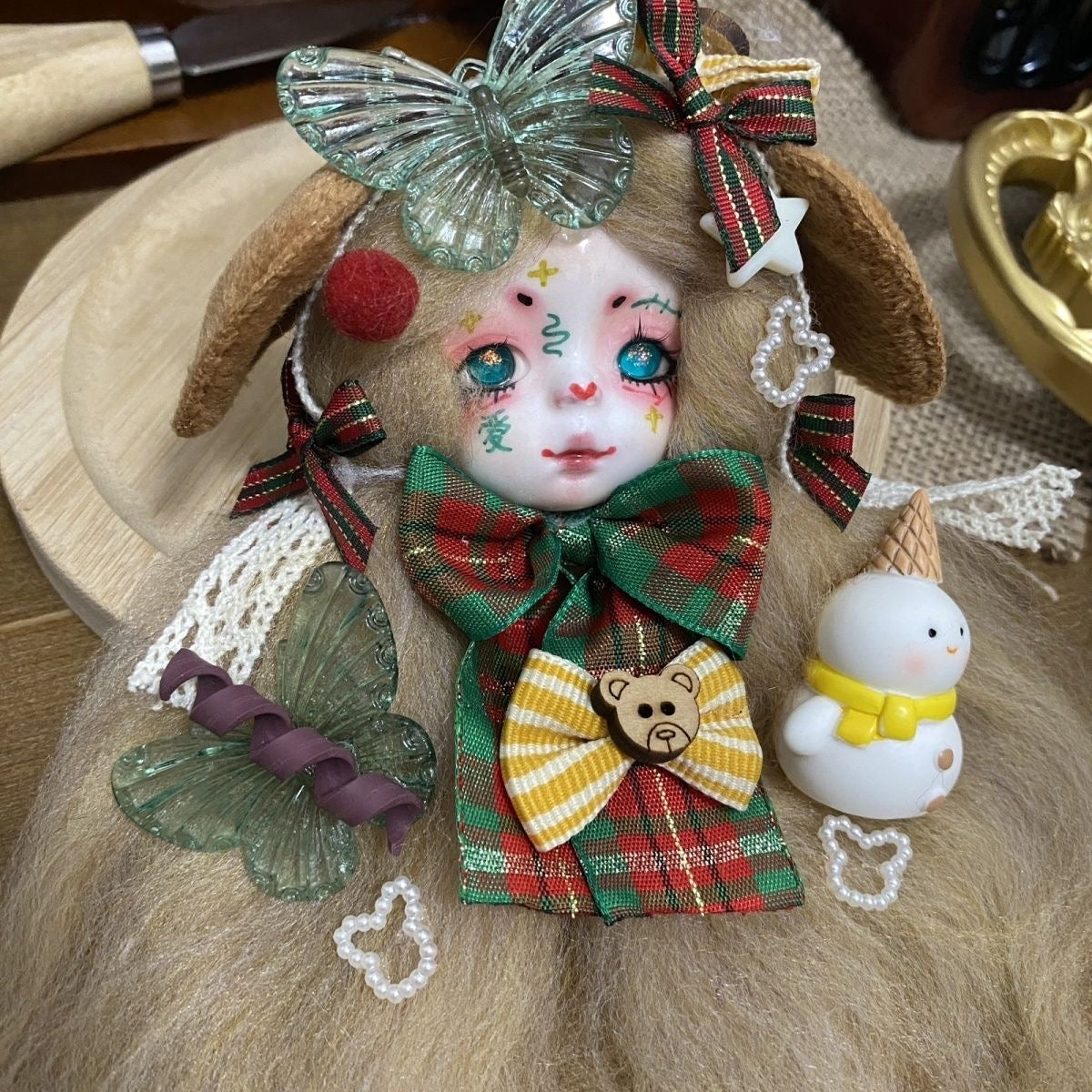 00-【Pre Order】Fancy Cute Dolls for beadable pens & keychains & bags DIY making decoration