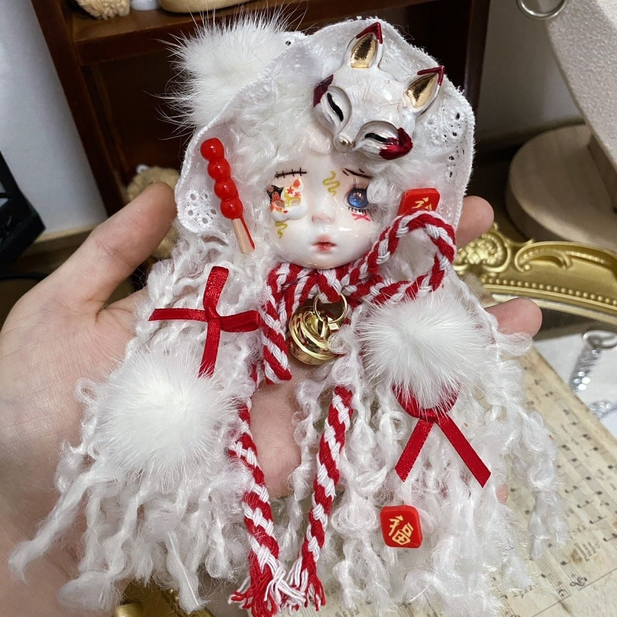 00-【Pre Order】Fancy Cute Dolls for beadable pens & keychains & bags DIY making decoration