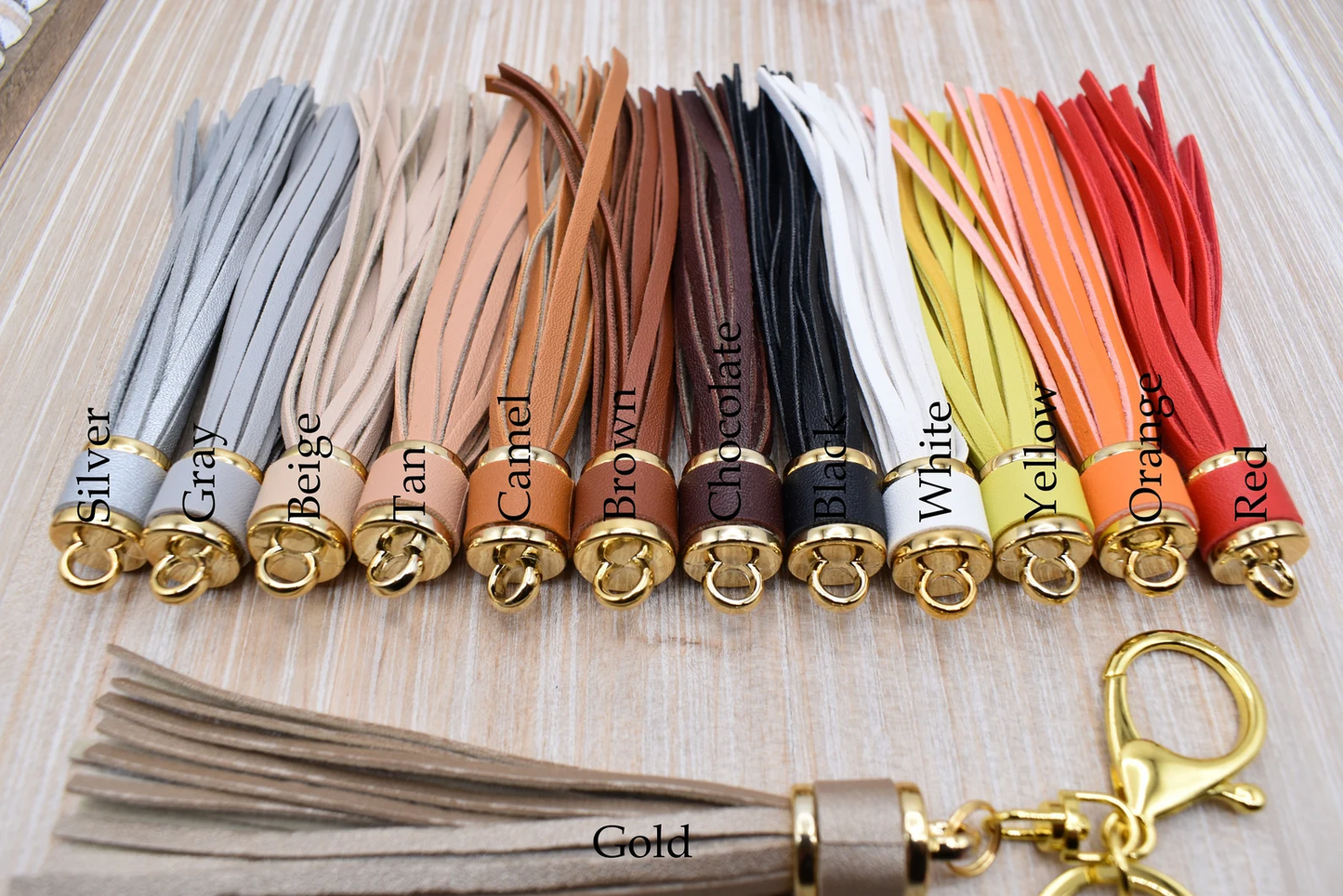 Leather Tassels With Gold Connector for DIY Crafts, Bead Garlands, Keychains and Purse Tassels, PU Leather Tassel, DIY Jewelry Making