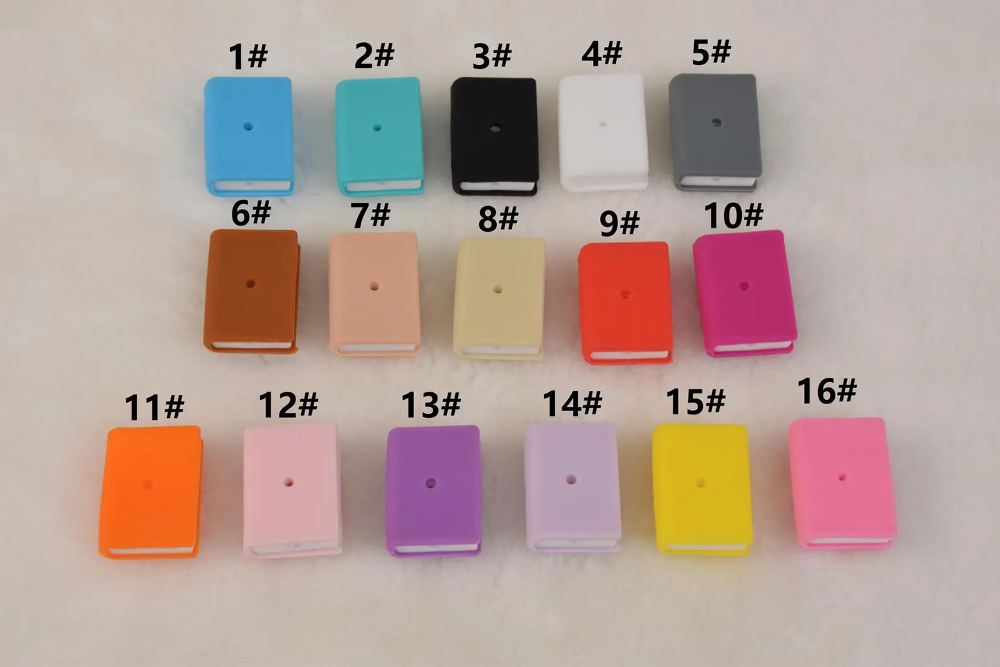 Silicone Book Focal Beads, Read Focal Beads,Beadable Pen Beads,Car Charm Making DIY Beads