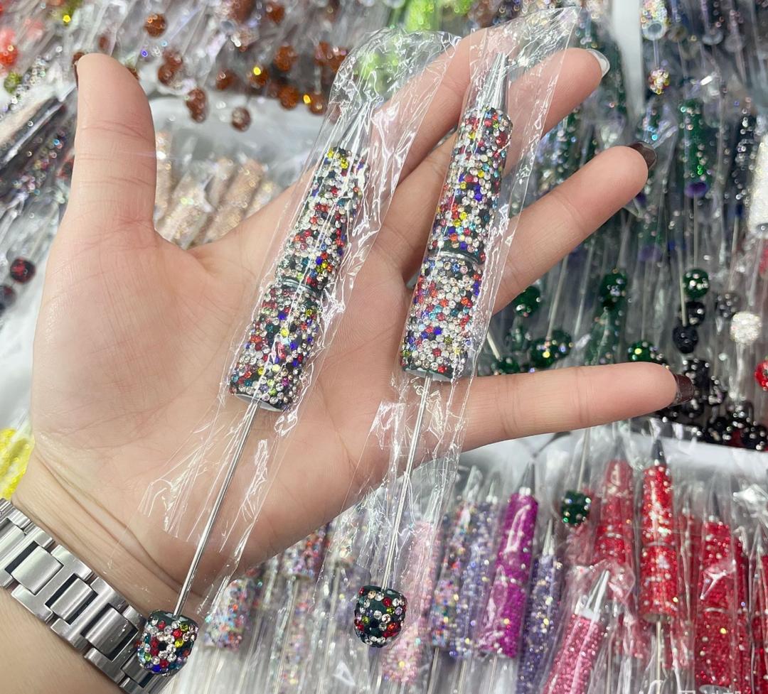 Sparkly Rhinestone Beadable DIY Fancy Pens Bling pen– Many Colors to Choose From