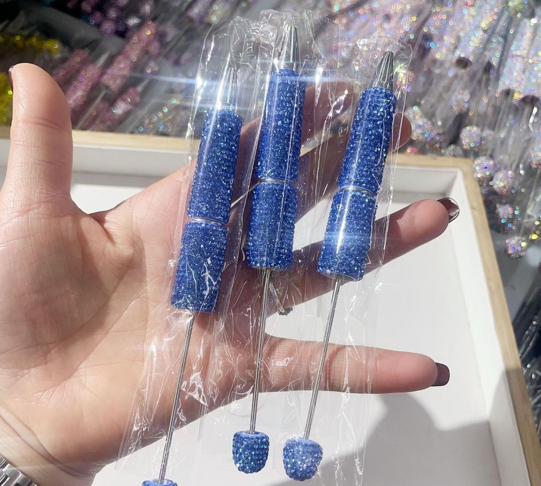 Sparkly Rhinestone Beadable DIY Fancy Pens Bling pen– Many Colors to Choose From