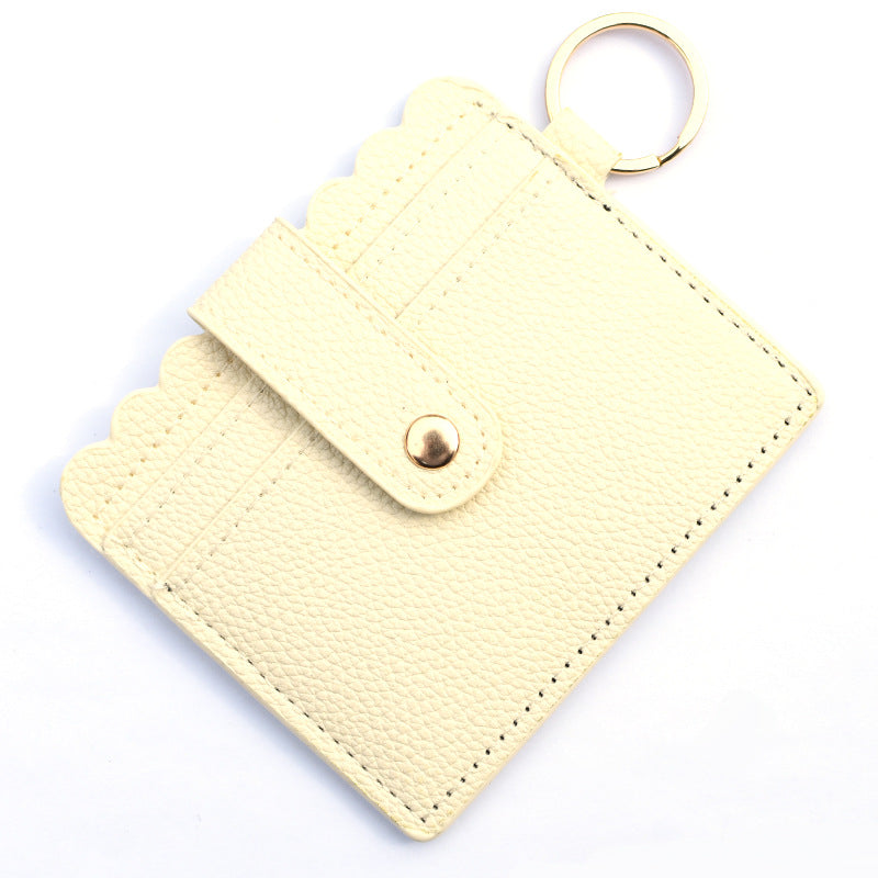 Leopard/Flower/butterfly Patterns Women Slim Credit Card Holder Mini Front Pocket Wallet Coin Purse Keychain