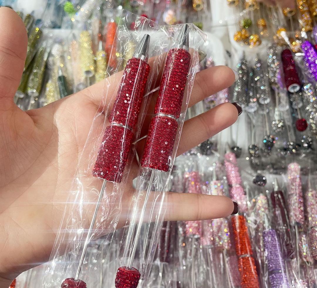 Sparkly Rhinestone Beadable DIY Fancy Pens Bling pen– Many Colors to Choose From