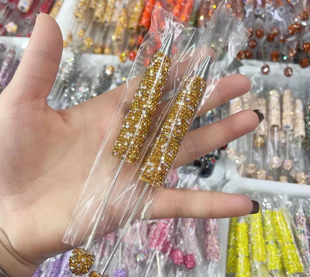 Sparkly Rhinestone Beadable DIY Fancy Pens Bling pen– Many Colors to Choose From