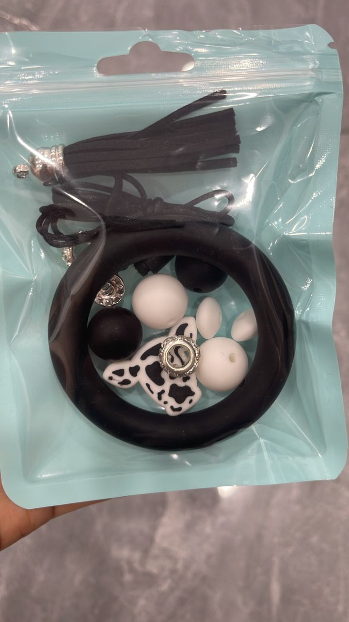 DIY Complete Car Charm Kit For Car Charm Car Hanger Rearview Mirror Charm Making