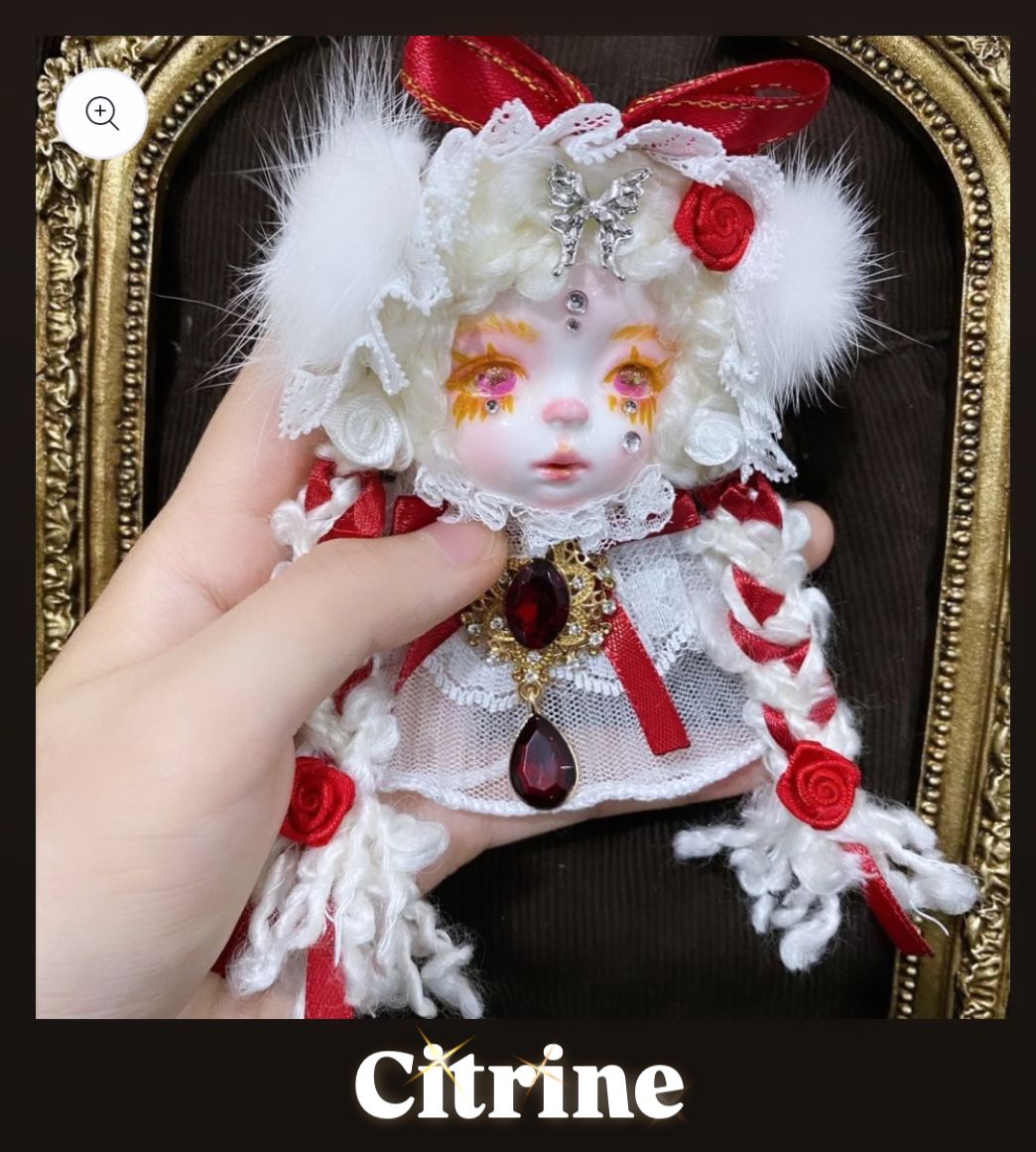 00-【Pre Order】Fancy Cute Dolls for beadable pens & keychains & bags DIY making decoration
