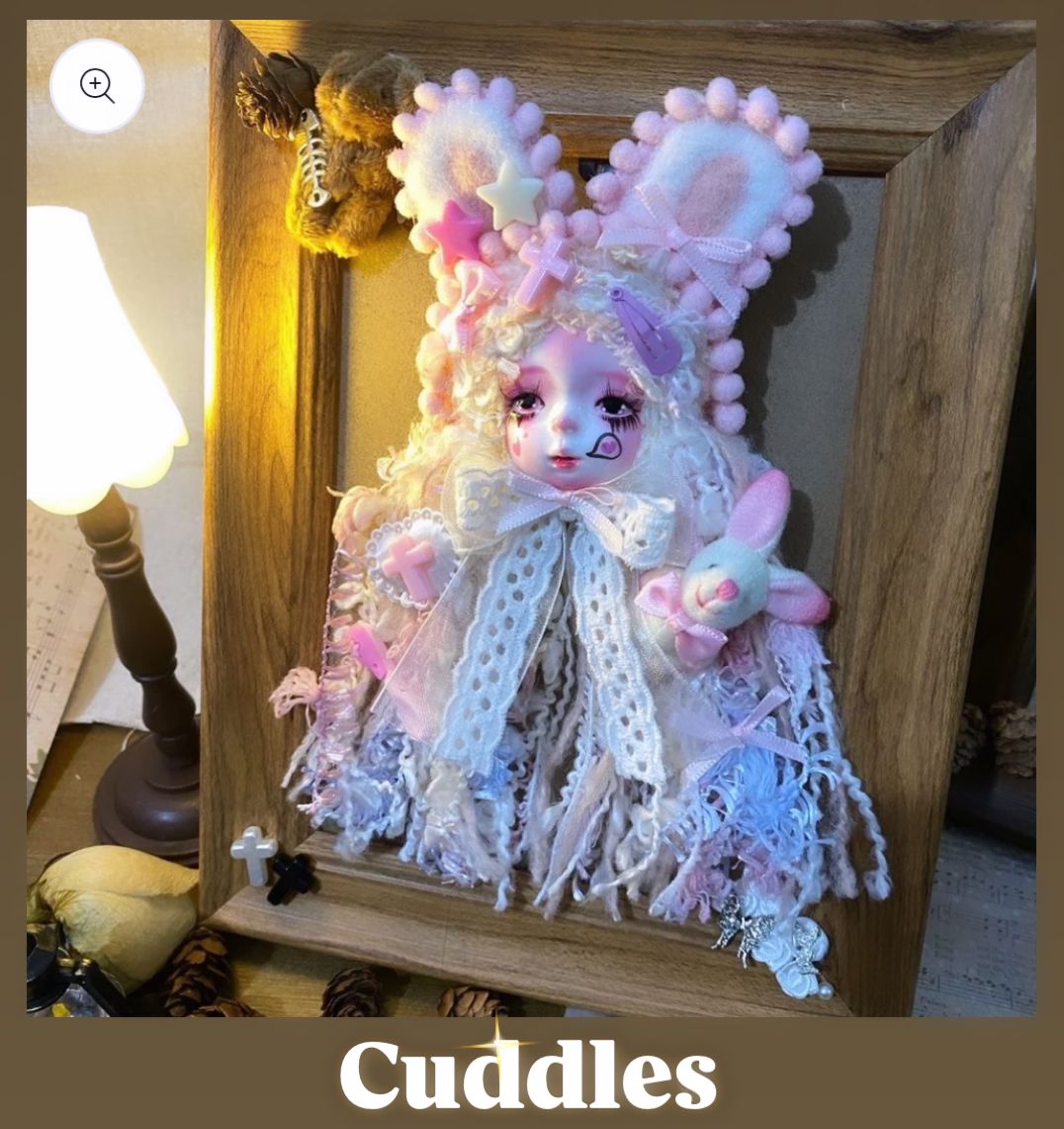 00-【Pre Order】Fancy Cute Dolls for beadable pens & keychains & bags DIY making decoration