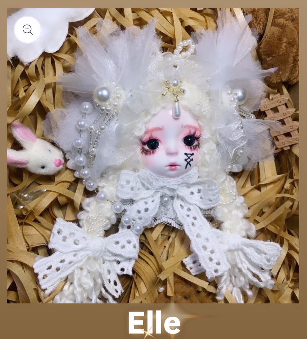 00-【Pre Order】Fancy Cute Dolls for beadable pens & keychains & bags DIY making decoration