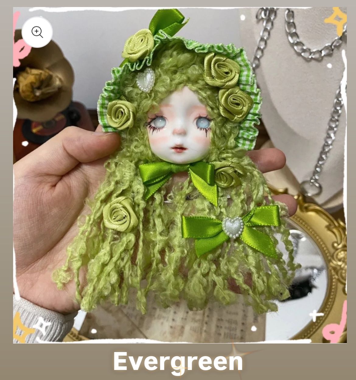 00-【Pre Order】Fancy Cute Dolls for beadable pens & keychains & bags DIY making decoration