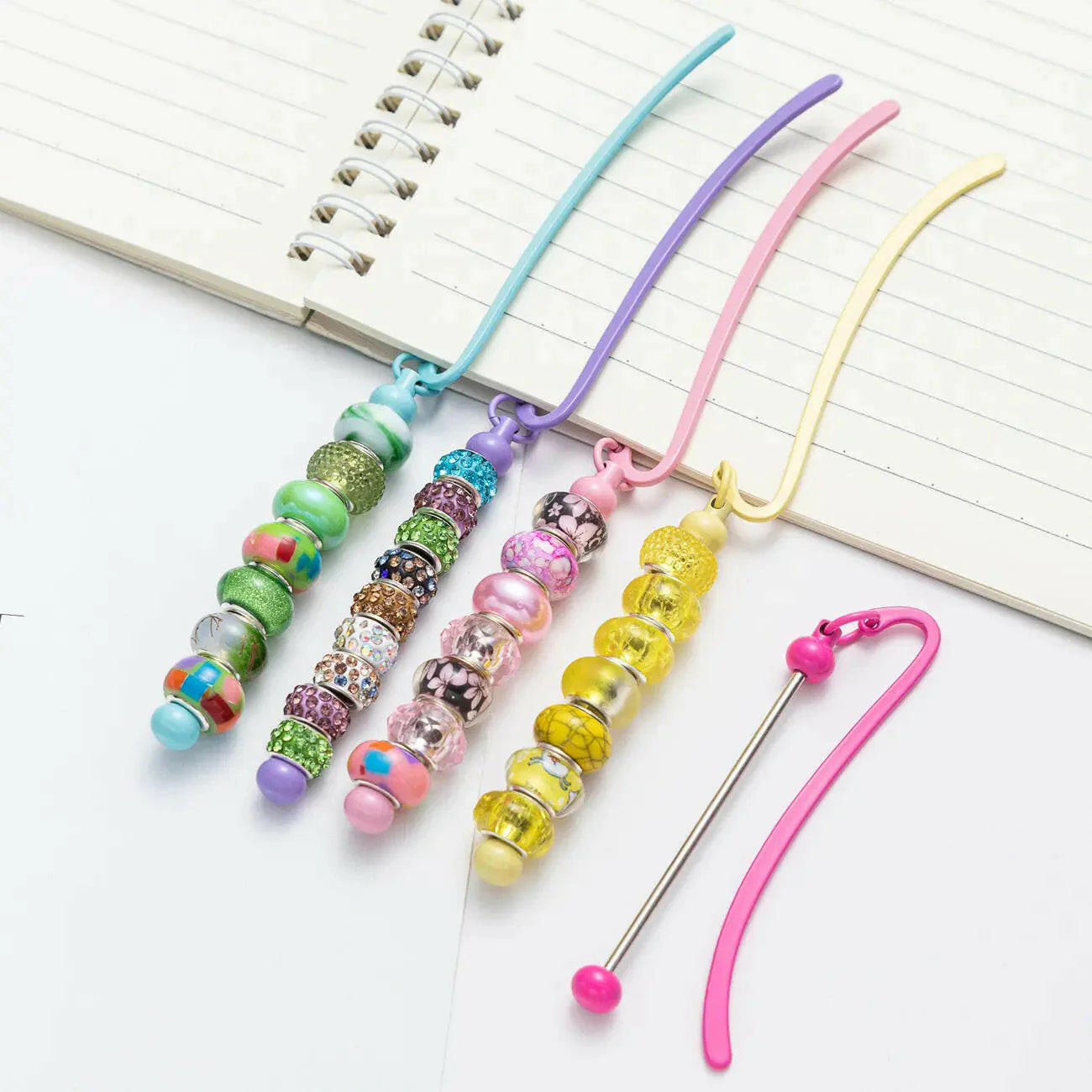 Metal Beadable Bookmark Multiple Colours DIY Craft Supply