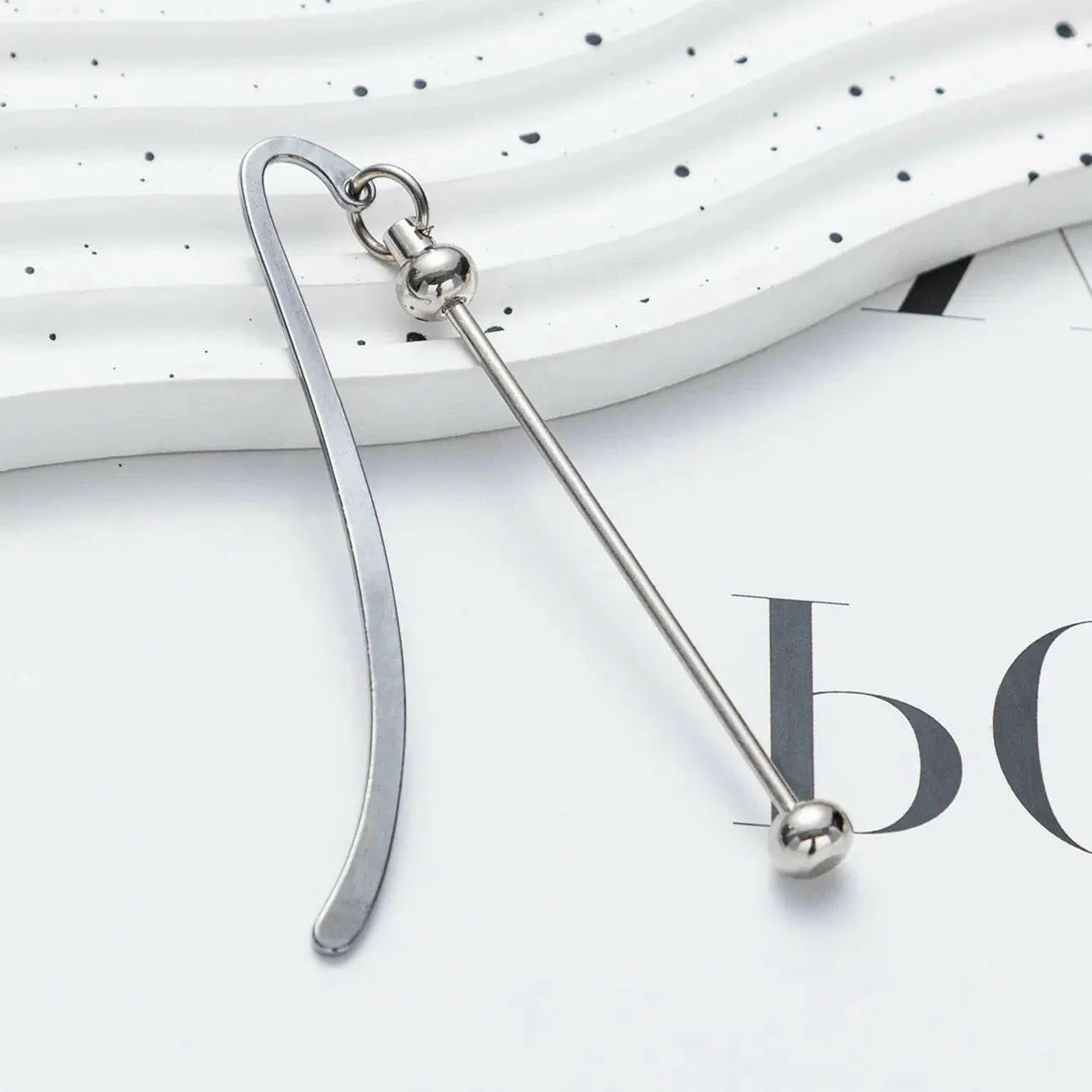 Metal Beadable Bookmark Multiple Colours DIY Craft Supply