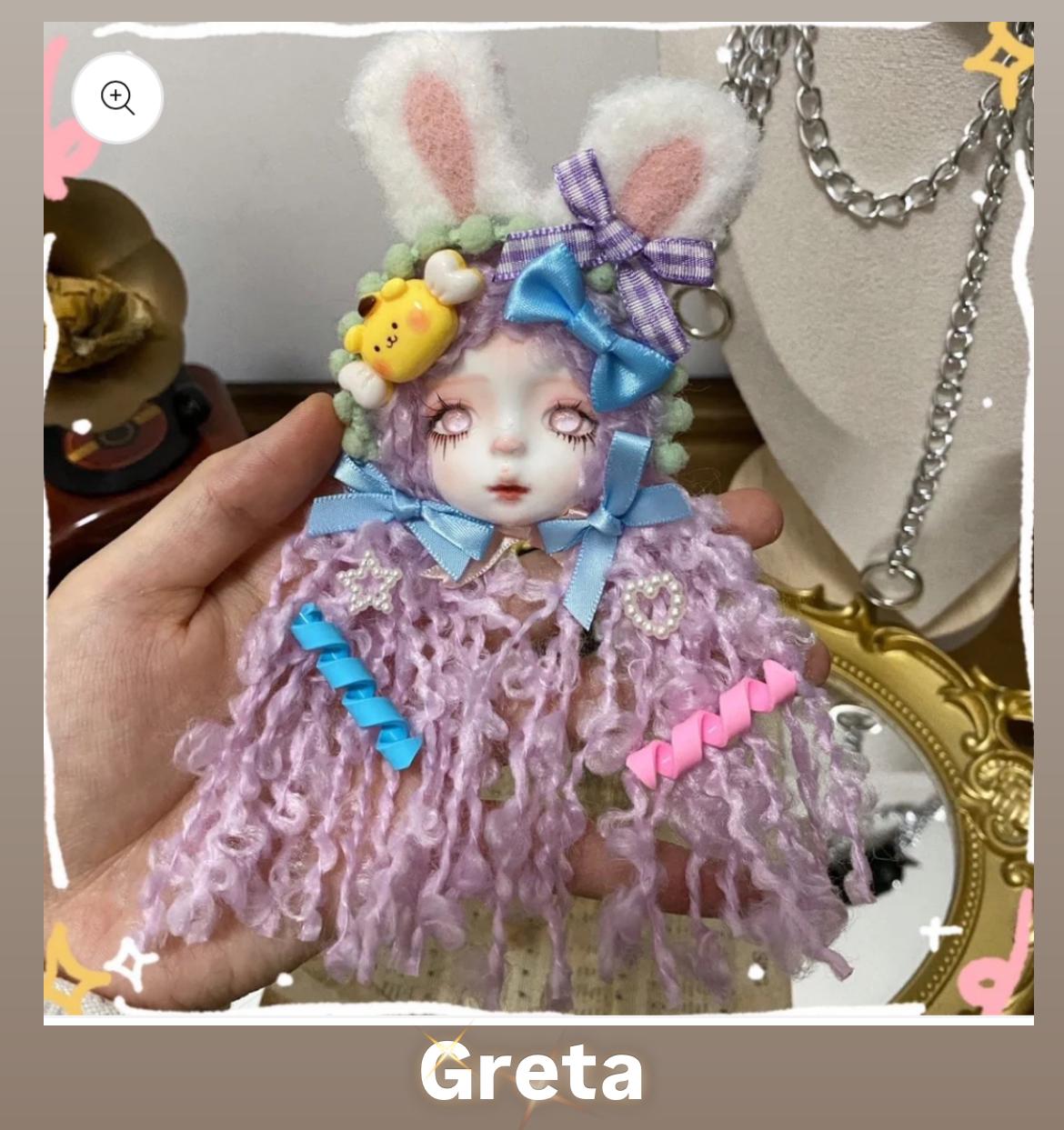00-【Pre Order】Fancy Cute Dolls for beadable pens & keychains & bags DIY making decoration
