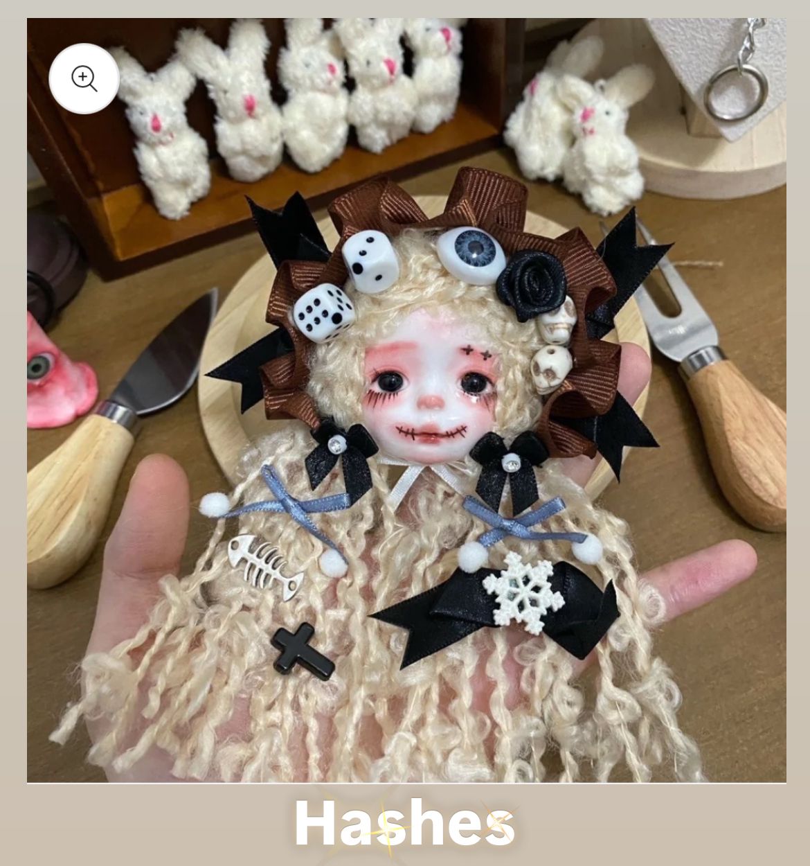 00-【Pre Order】Fancy Cute Dolls for beadable pens & keychains & bags DIY making decoration